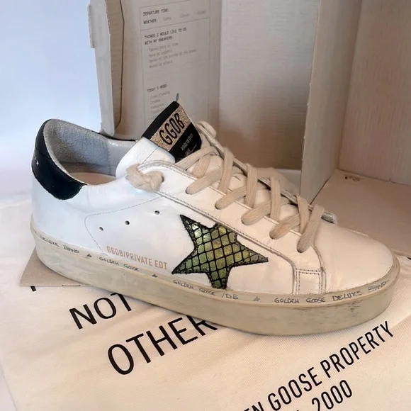 Gold Fake Golden Goose Sneakers High Top Dupes Knockoff Golden